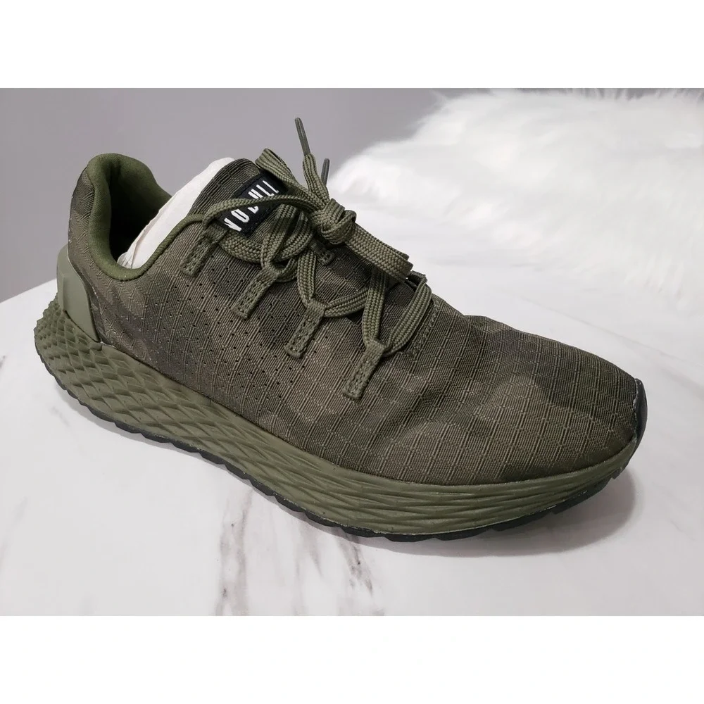NEW NO BULL WOMENS SIZE 7.5 / MENS 6 CAMO CANVAS TRAINER SNEAKERS SHOES